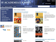 Tablet Screenshot of eknihy.academia.cz